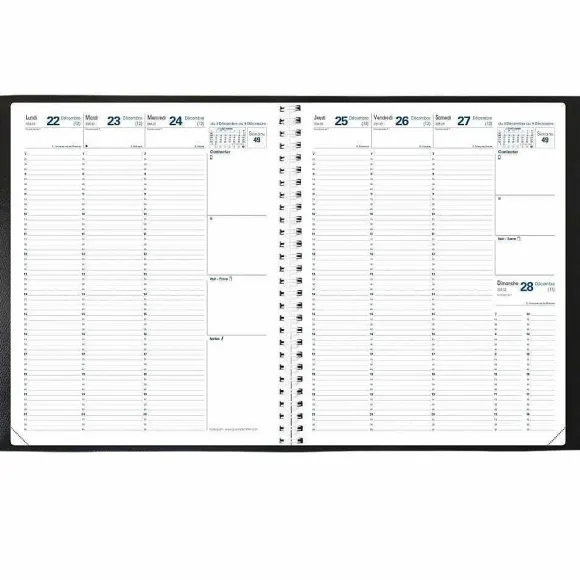 Store RETIF Agenda 2023 Eurequart Impala Noir Spiral 24X30Cm