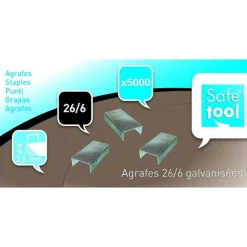 Online RETIF Agrafes 26/6 Galvanis Es - Par 3X5000