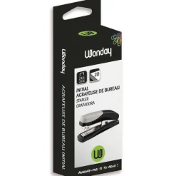 New RETIF Agrafeuse De Bureau M Tal Noire N°24/6-26/6 13X3.5X6Cm