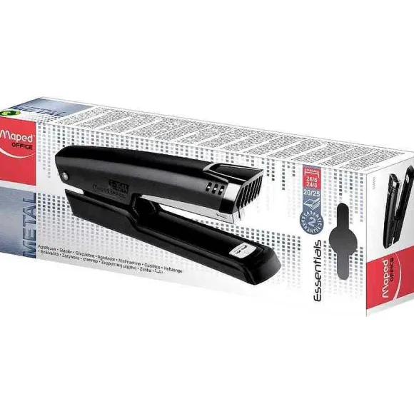 Best Sale RETIF Agrafeuse Pleine Bande Essentials M Tal Pour 24 26/6 Noire