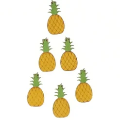 Discount RETIF Ananas Clips En Bois 6X4,5Cm - Par 6