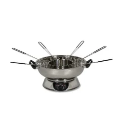 Discount RETIF Appareil Fondue Chinois 2 Compartiments Avec Fourchettes Et Passoires Rotel
