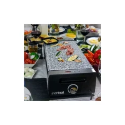 Sale RETIF Appareil Raclette Pour 8 Personnes Avec Gril En Pierre Rotel