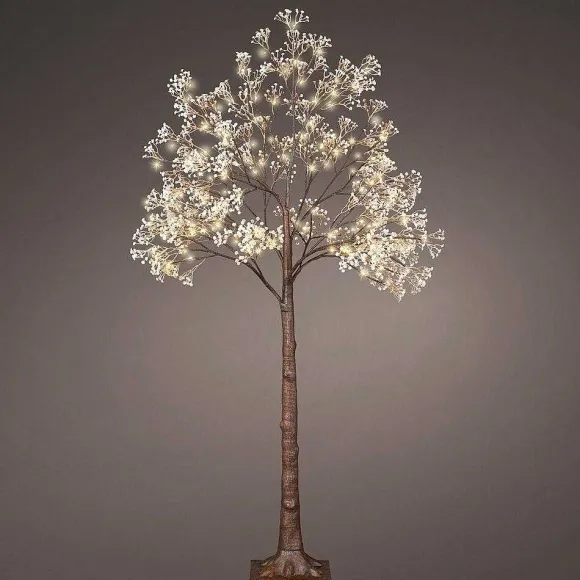 Best RETIF Arbre Lumineux Gypsophile 144 Micro Led Blanc Chaud 100X150Cm