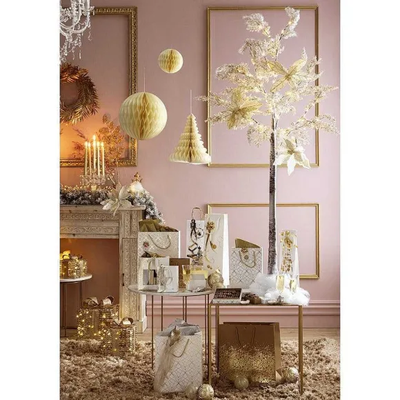 Best RETIF Arbre Lumineux Gypsophile 144 Micro Led Blanc Chaud 100X150Cm