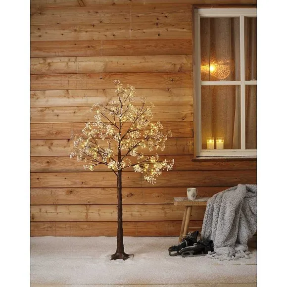 Best RETIF Arbre Lumineux Gypsophile 144 Micro Led Blanc Chaud 100X150Cm