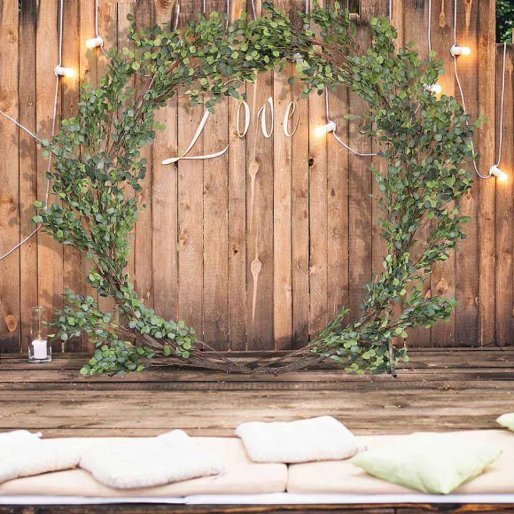 Cheap RETIF Arche De Mariage Avec Feuillage Artificiel, D.230Cm - Riya