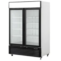 Discount RETIF Armoire Vitr E Boissons Positive Sur Roues Double Porte - Capacit 1320 Litres