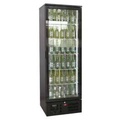 Fashion RETIF Arri Re Bar R Frig R Vertical 1 Porte Vitr E Battante Coloris Noir
