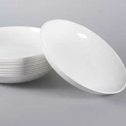 Discount RETIF Assiette Creuse Ronde R Utilisable Blanche 21Cm Paquet De 12