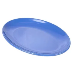 Store RETIF Assiette Ovale M Lamine Bleu 25,5X18Cm - Par 15
