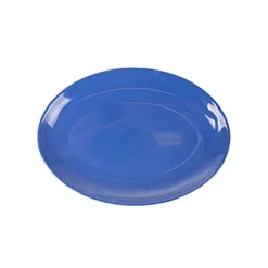 Store RETIF Assiette Ovale M Lamine Bleu 25,5X18Cm - Par 15