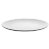 New RETIF Assiette Ovale M Lamine Blanc