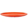Store RETIF Assiette Ovale M Lamine Rouge 25,5X18Cm - Par 15