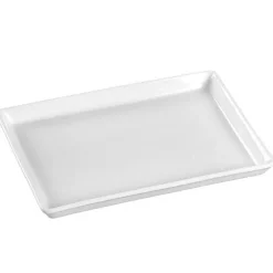 Discount RETIF Assiette Quartz C Ramique 18,5X13X1,6Cm Blanc - Par 48