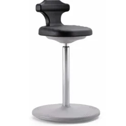 Sale RETIF Assis-Debout Pour Laboratoire Avec Assise Inclinable Et Mousse Inject E Noir
