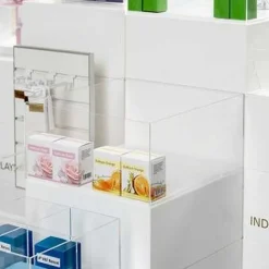 Online RETIF Bac De Pr Sentation De Produits An Verre Acrylique Transparent Easycubes- 200Mm