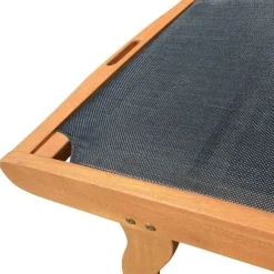 Cheap RETIF Bain De Soleil Aubagne Noir En Bois Oviala 196 X 68,5 X 37 Cm- Par 2