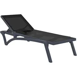 Outlet RETIF Bain De Soleil Pacific Structure R Sine Grise/Assise Synth Tique Noire