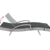 Best RETIF Bain De Soleil Transat Meuble Jardin 5 Positions Gris