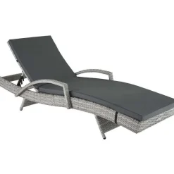 Best RETIF Bain De Soleil Transat Meuble Jardin 5 Positions Gris