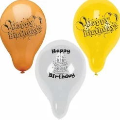 Best RETIF Ballon 22 Cm Couleurs Assorties ''Happy Birthday'' Par 150