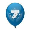 Fashion RETIF Ballons Avec Num Ro 25 Cm Couleurs Assorties '7', Par 72