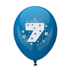 Fashion RETIF Ballons Avec Num Ro 25 Cm Couleurs Assorties '7', Par 72