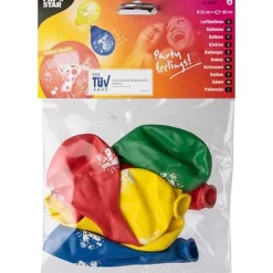Fashion RETIF Ballons Avec Num Ro 25 Cm Couleurs Assorties '7', Par 72