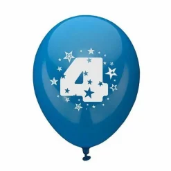 Fashion RETIF Ballons Avec Num Ro 25 Cm Couleurs Assorties '4', Par 72