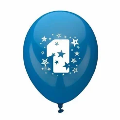 Store RETIF Ballons Avec Num Ro 25 Cm Couleurs Assorties '1', Par 72