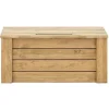 Store RETIF Banc Coffre Rangement Avec Couvercle Eco Pin Rustique Vieilli 40X80X36 Cm