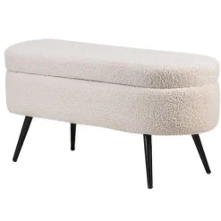 Hot RETIF Banc Design Scandinave + Rangement Pieds M Tal 95X36X46Cm