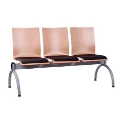 Sale RETIF Banc Multi-Si Ge 'Combisit' - 3 Places - Avec Coussin D'Assise En Noir