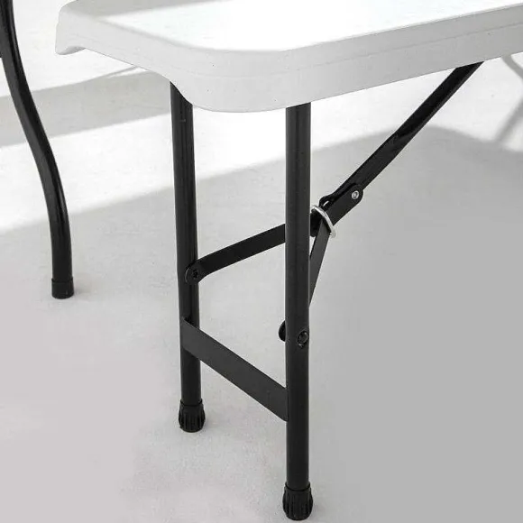 Cheap RETIF Banc Pliant 3 Pers. Hdpe Blanc +Lock System Rekkem 182X27,8X43 Cm