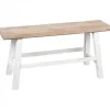 Online RETIF Banc Troit En Bois Naturel Et Blanc. 92X32X45,5