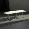 Best RETIF Banc Tubulaire L130 X P 43 X H 40 Cm Blanc Mat