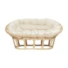 Clearance RETIF Banquette 2 Places En Rotin Et Coussin En Coton 170X108Cm
