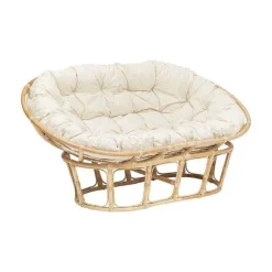 Clearance RETIF Banquette 2 Places En Rotin Et Coussin En Coton 170X108Cm