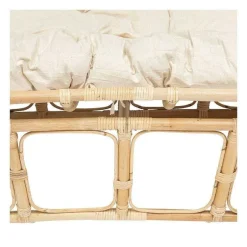 Clearance RETIF Banquette 2 Places En Rotin Et Coussin En Coton 170X108Cm