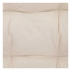 Best Sale RETIF Banquette 2 Places En Rotin Et Coton Blanc L 110Xh 77Cm