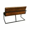 Flash Sale RETIF Banquette Bistro Cuir Cognac L120 X P65 Xh86 Assise 47