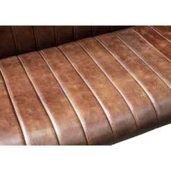 Sale RETIF Banquette Bistro Cuir M Dium Brown- L:160 X P53.5 Xh 87 Assise H49