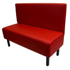 Discount RETIF Banquette D'Int Rieur Rotterdam Tapiss E Simili Cuir Rouge