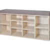 Store RETIF Banquette Pouf Tabouret Meuble Banc De Rangement De Chaussures Avec 10 Compart