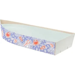 Online RETIF Barque Plateau Fruits De Mer Bois Imprim 36.5X19.5X9.2Cm - Par 10