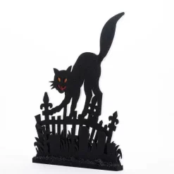 Discount RETIF Barri Re Chat Noir En Ouate L 49 X H 70 Cm