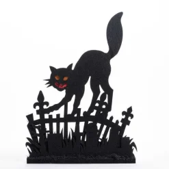 Discount RETIF Barri Re Chat Noir En Ouate L 49 X H 70 Cm