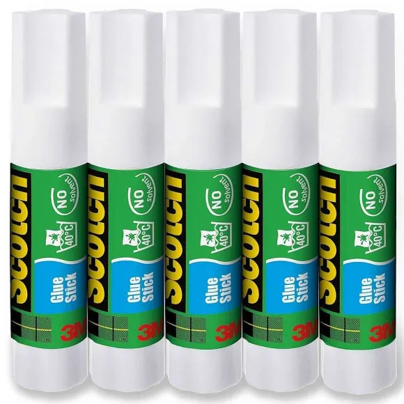 Sale RETIF Batons Colle Blanche Scotch - Lot De 5