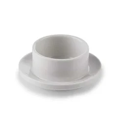 Best Sale RETIF Beurrier Porcelaine 9Cm Avec Cloche En Acier Inoxydable